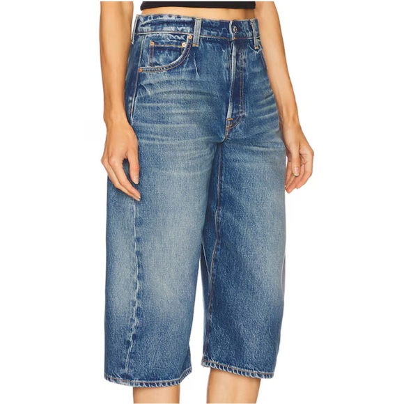 GRLFRND Noa Engineer Jorts Elysian Park Dr Blue Jean Shorts denim Revolve 28 - Picture 4 of 16